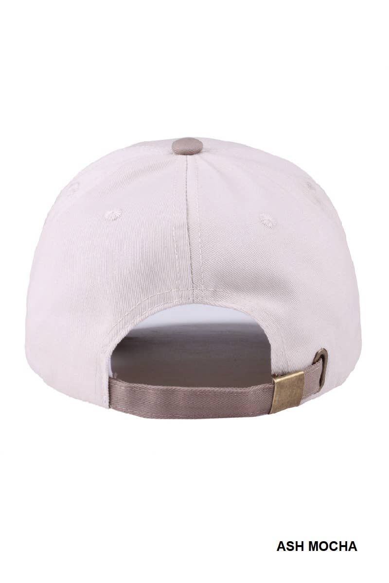 0101 Bless Your Heart Two Tone Canvas Cotton Cap SI-28920 Zenana Consgt.: LEOPARD-190217 / OS