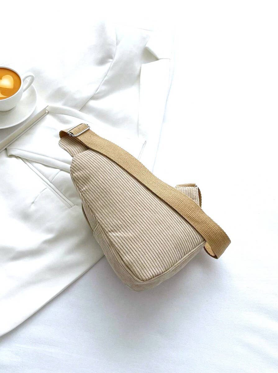 Corduroy Vintage crossbody Sling Bag
