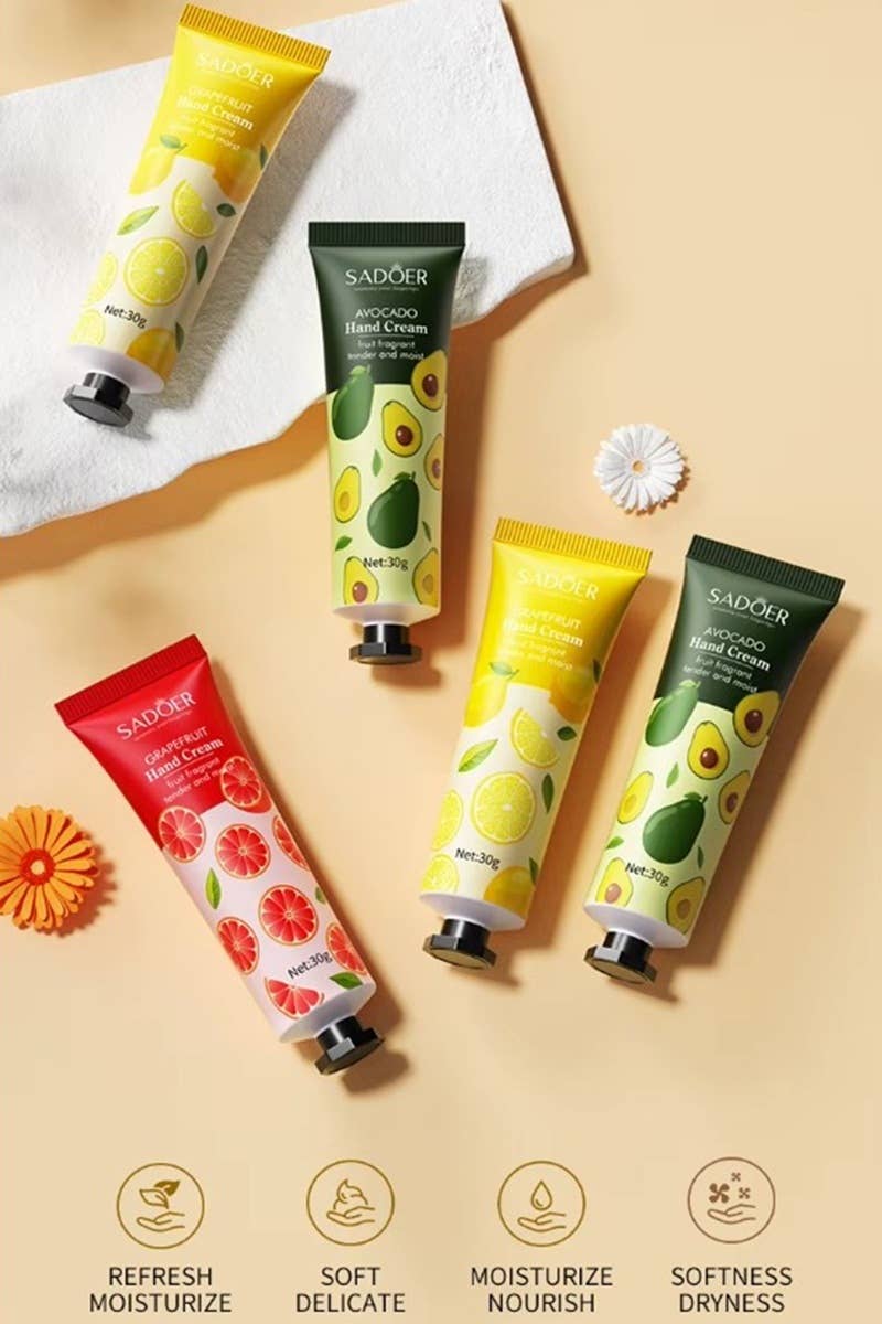 Fruit Extract Nourish Repair Hand Cream Set Zenana Consgt.: ASSORTED-195106 / OS