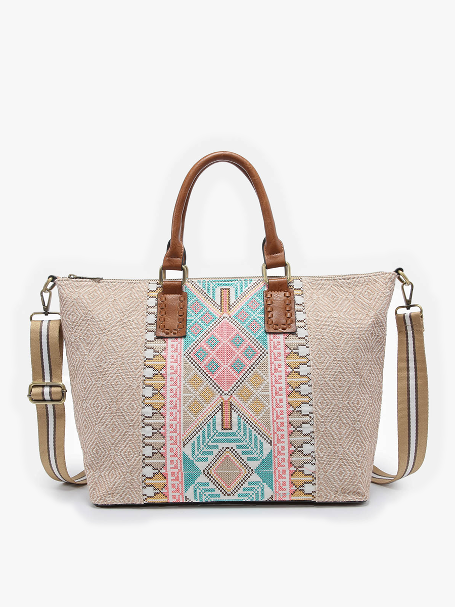 JoJo Two-Tone Satchel w/ Guitar Strap | M2055 : Black