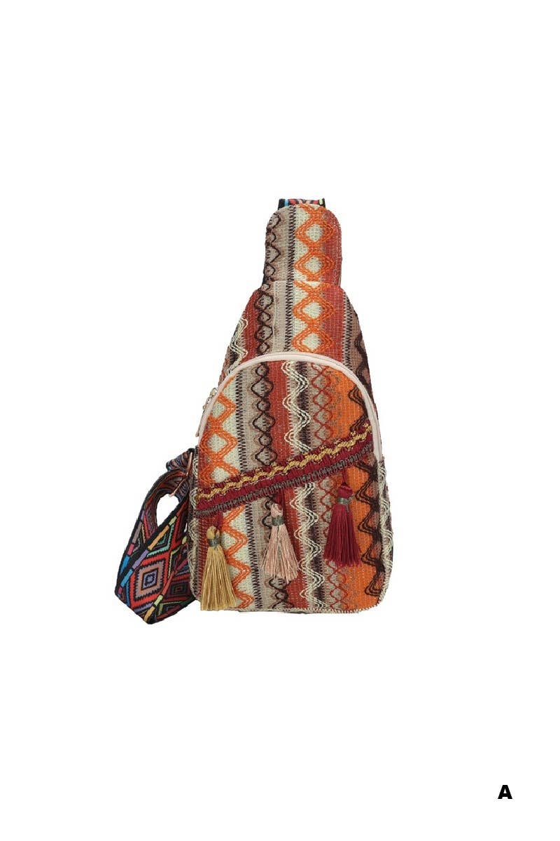 Boho Ethic Crossbody Sling Bag : C-197452 / OS
