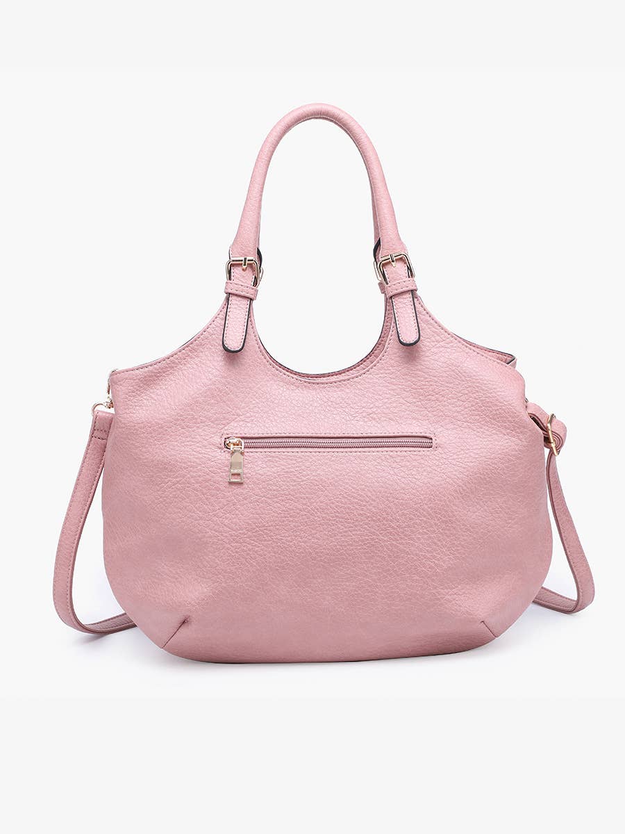 Kay Studded Hobo Bag – Crossbody Strap | M2679 : Charcoal