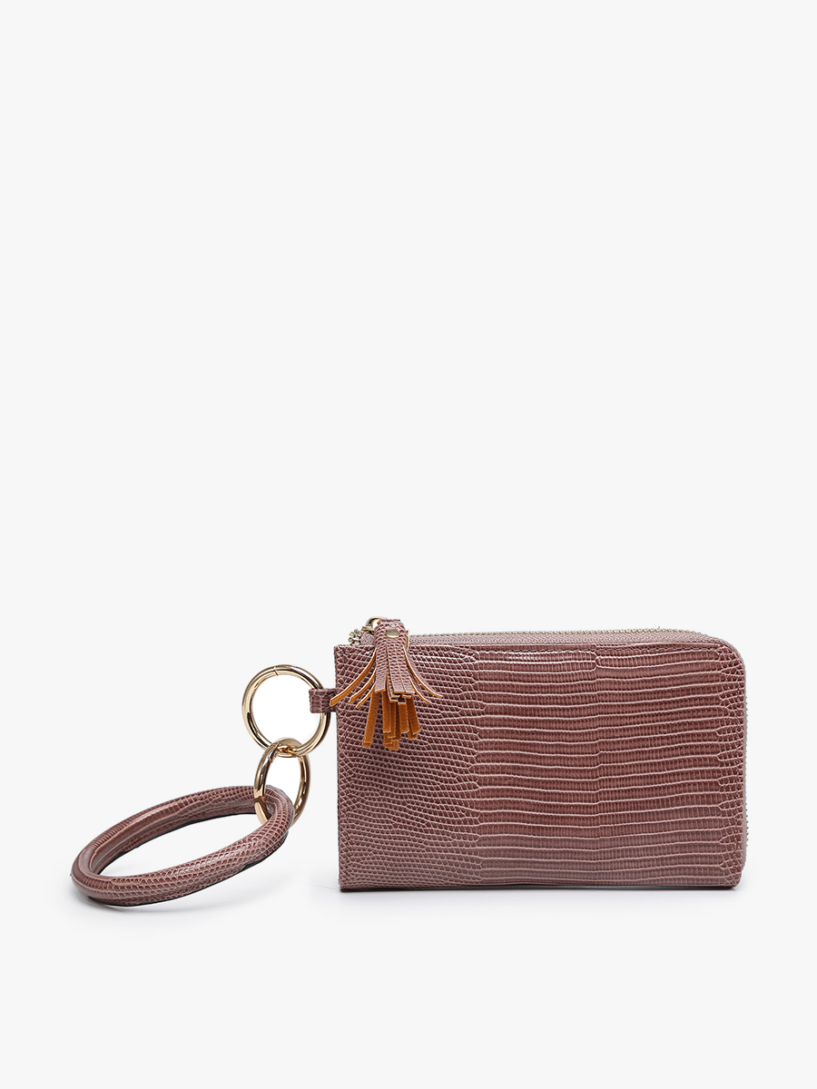 Liv Lizard Bangle Wristlet/Wallet | M1973LZ : Mauve