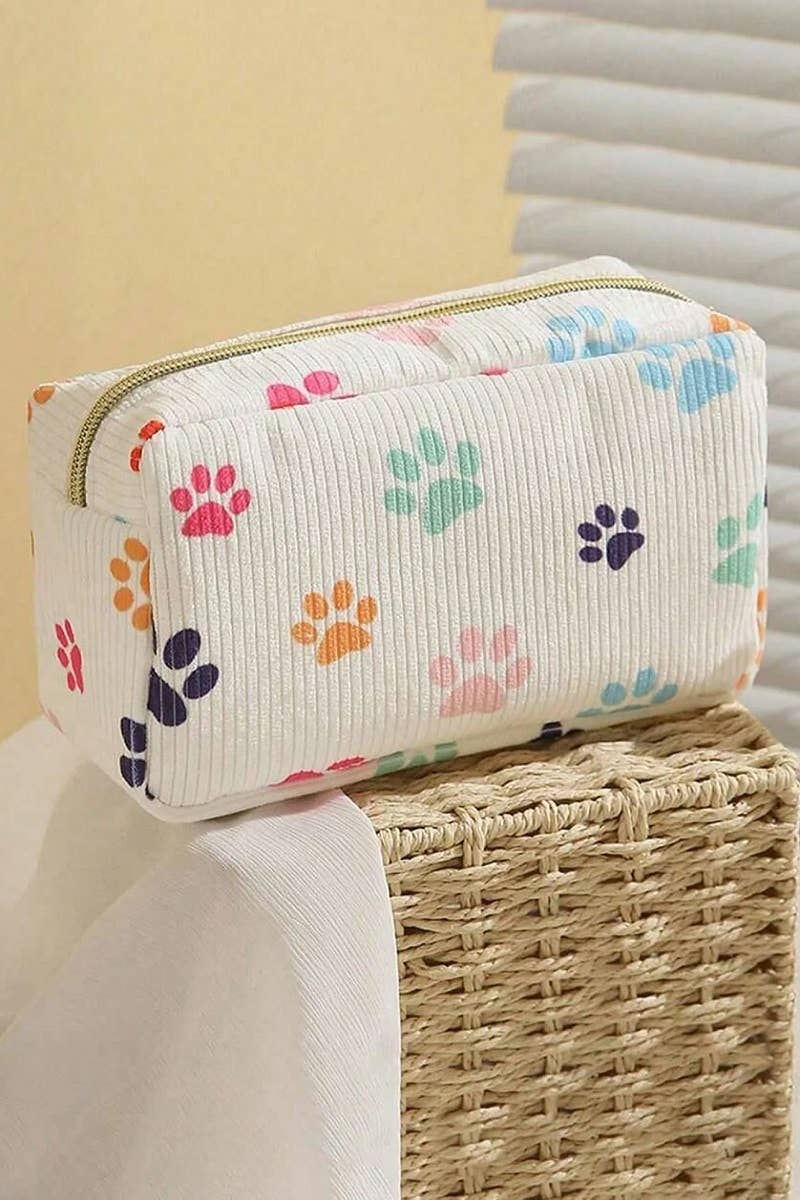 SI-26465 Pattern Design Travel Cosmetic Makeup Bag Zenana Consgt.: FLOWER-169438 / OS